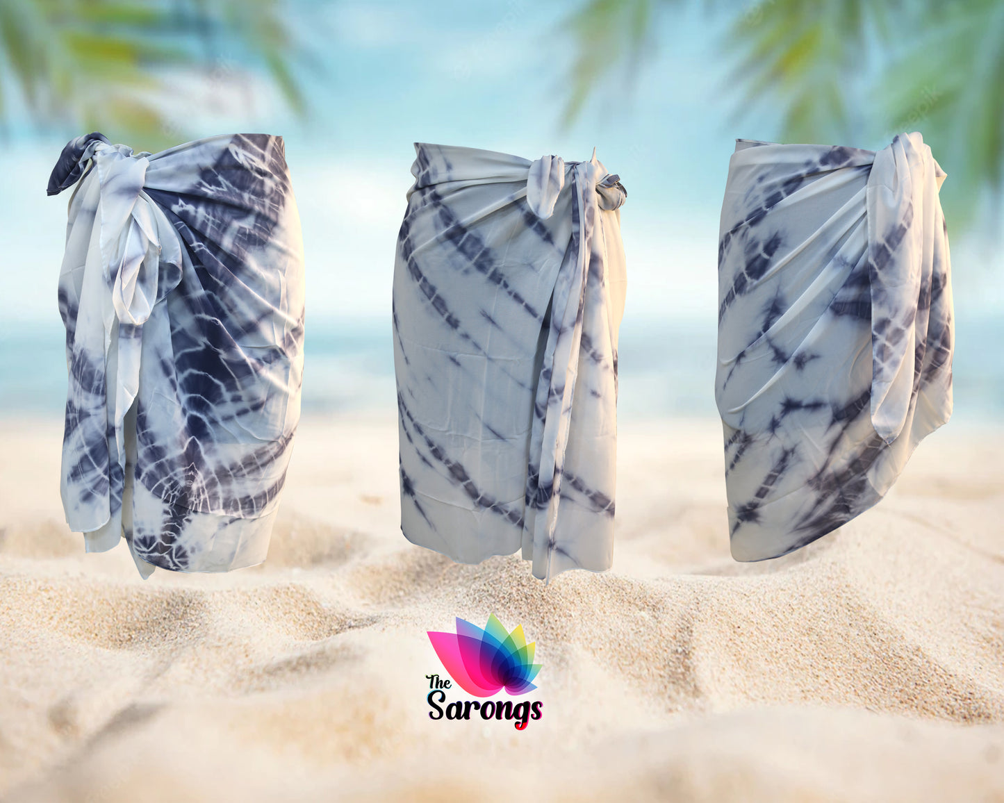 Tie Dye Beach Wrap Sarongs
